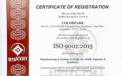 ISO Certificate